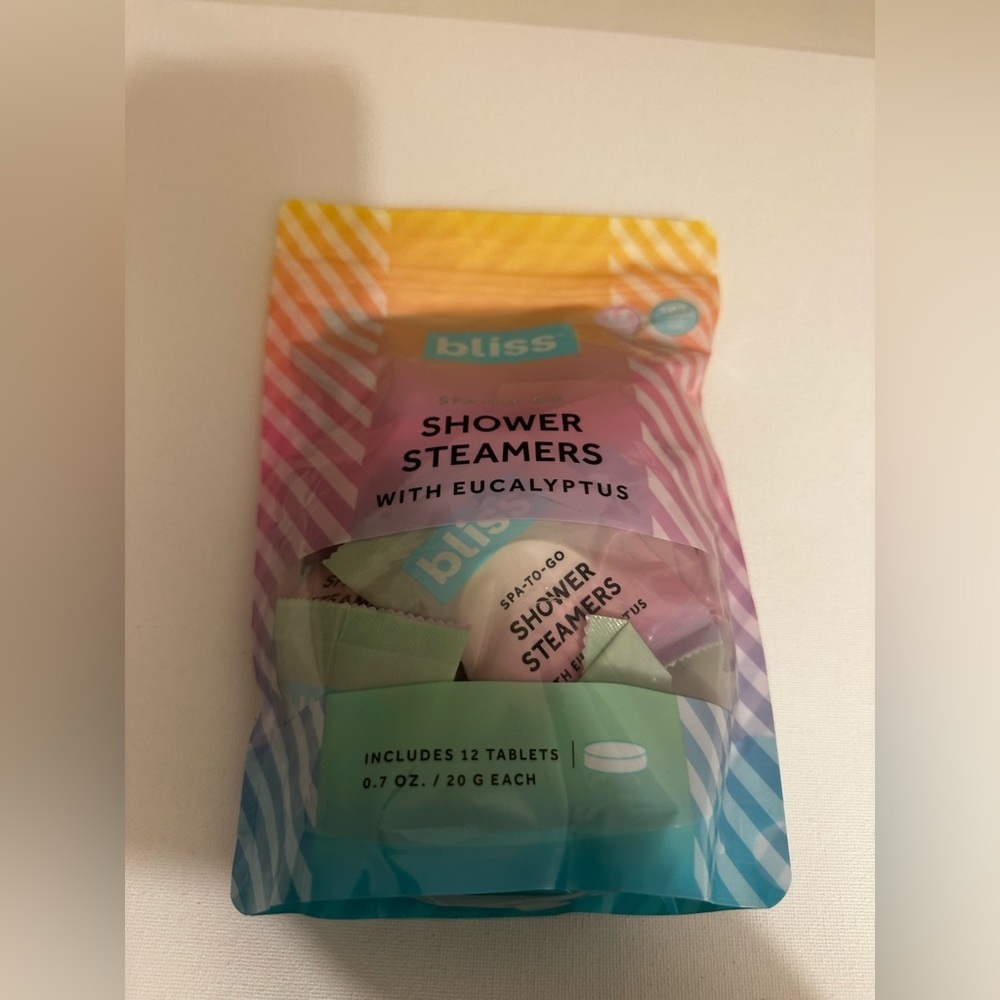 Bliss Spa-To-Go Shower Steamers with Eucalyptus 12 tablets/20g each | Gift 🎁 |